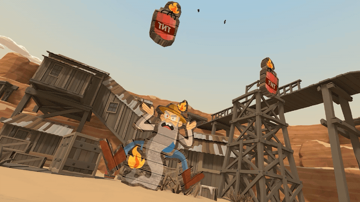 Wild West Panic gif - boss fight