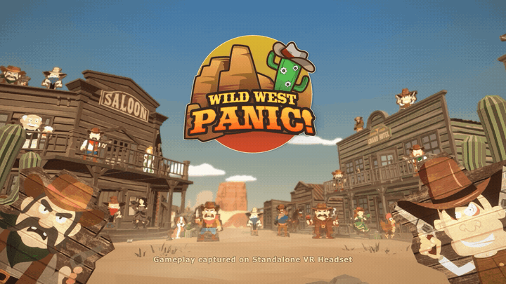 Wild West Panic gif - logo reveal