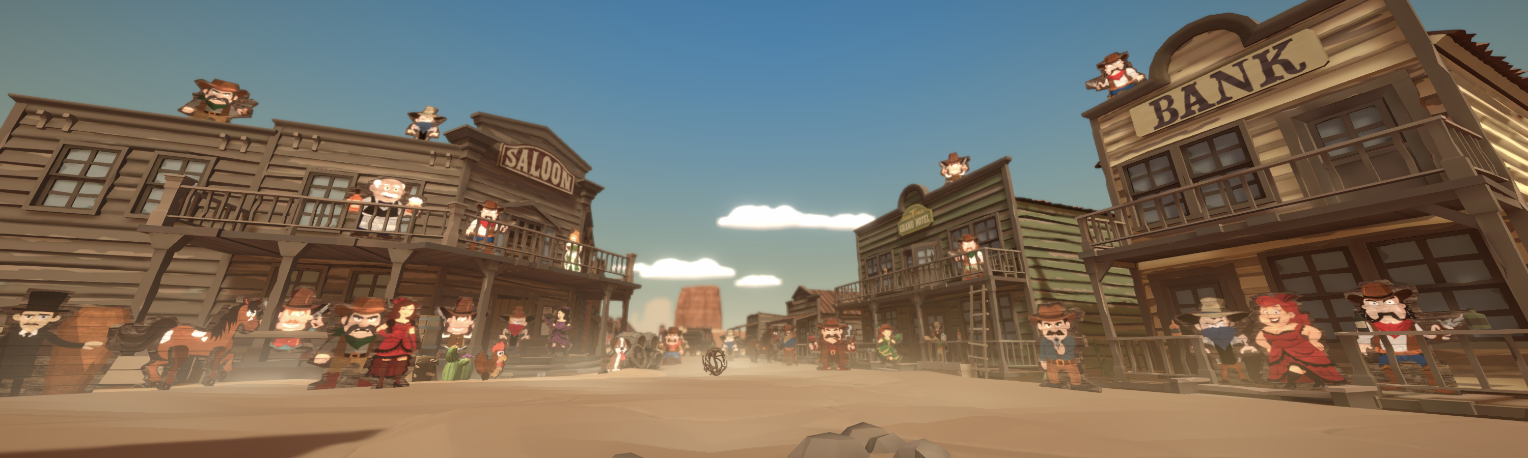 Wild West Panic key art banner