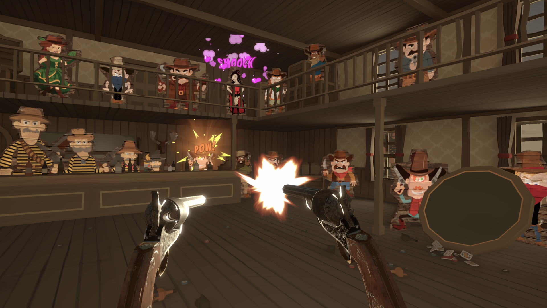 Wild West Panic screenshot - saloon interior